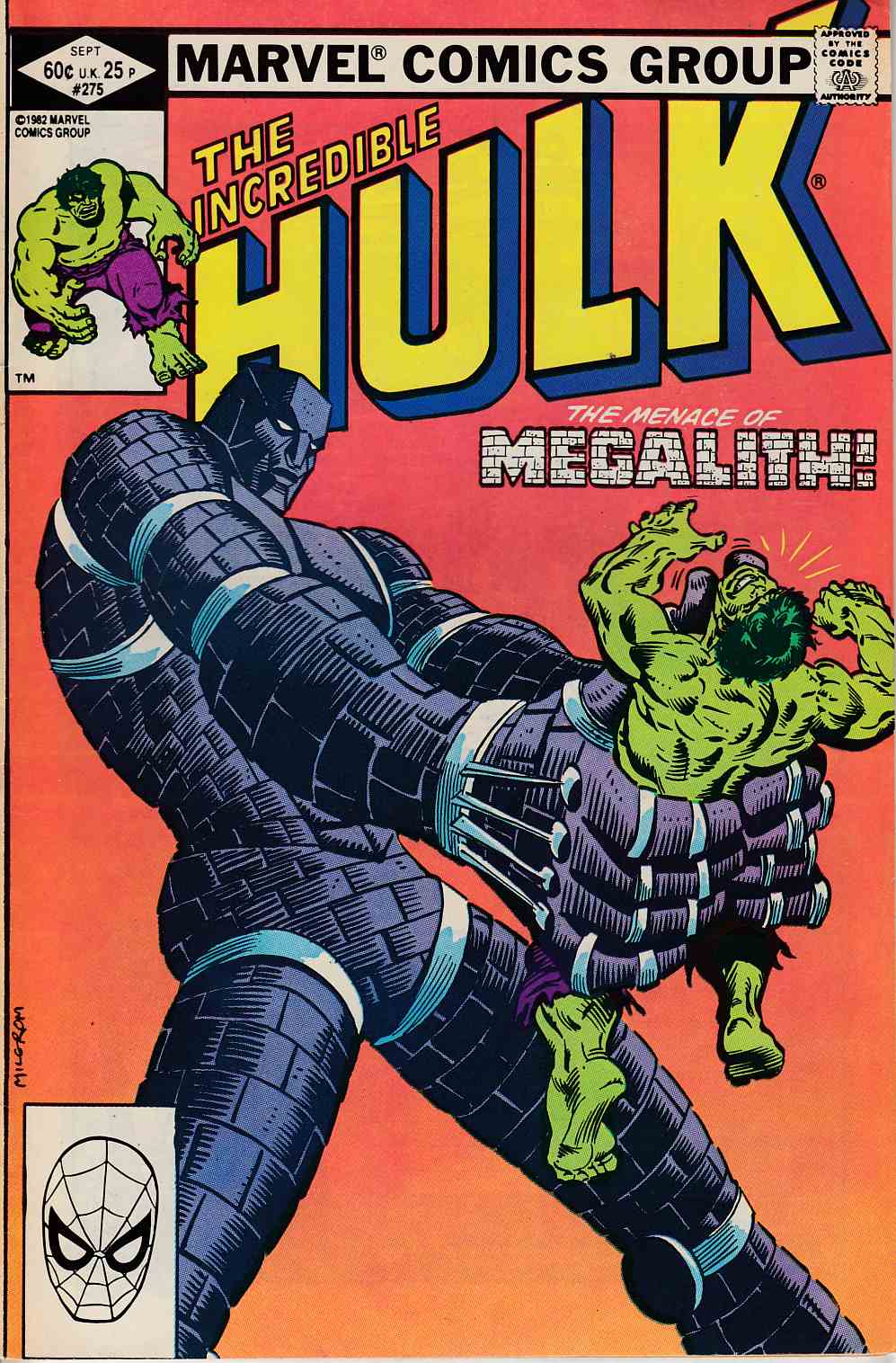 Incredible Hulk #275 Fine (6.0) [Marvel Comic] THUMBNAIL