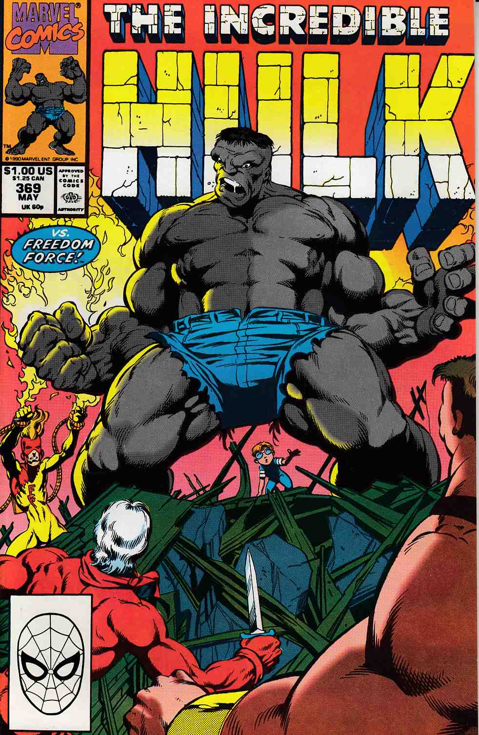 Incredible Hulk #369 Very Fine (8.0) [Marvel Comic] THUMBNAIL