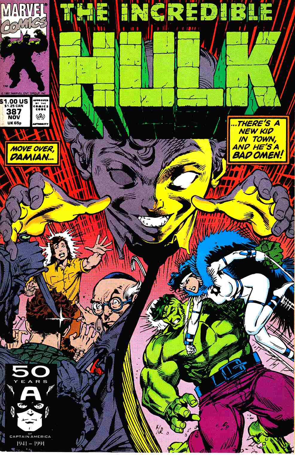 Incredible Hulk #387 Fine Minus (5.5) [Marvel Comic] THUMBNAIL