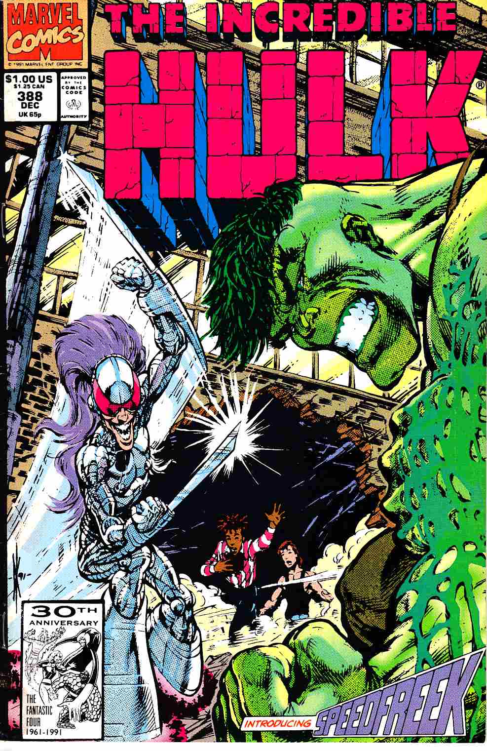 Incredible Hulk #388 Fine Minus (5.5) [Marvel Comic] LARGE