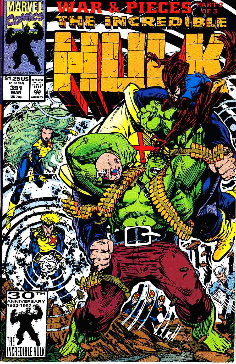 Incredible Hulk #391 Fine Minus (5.5) [Marvel Comic] THUMBNAIL