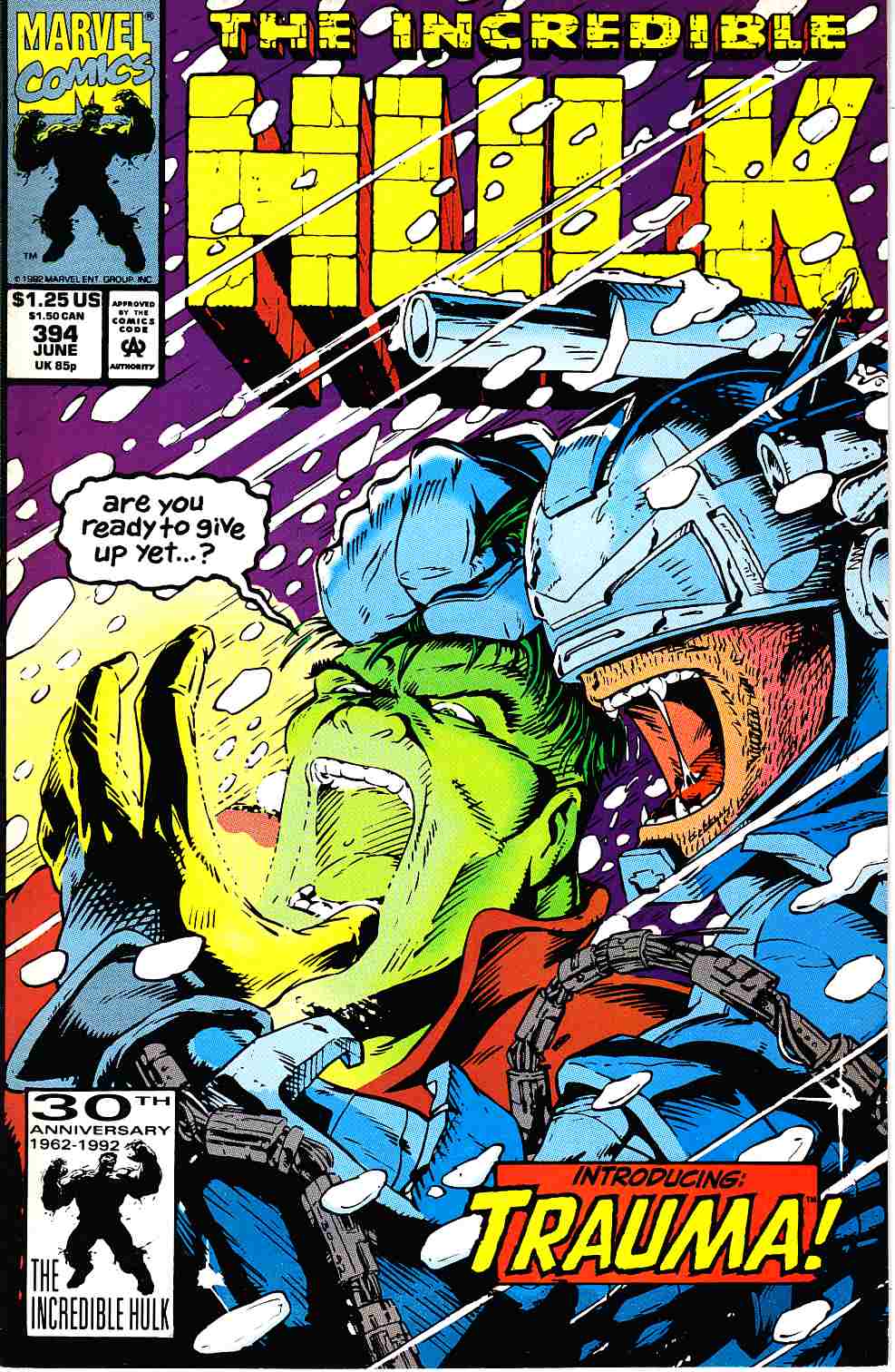 Incredible Hulk #394 Very Fine (8.0) [Marvel Comic] LARGE