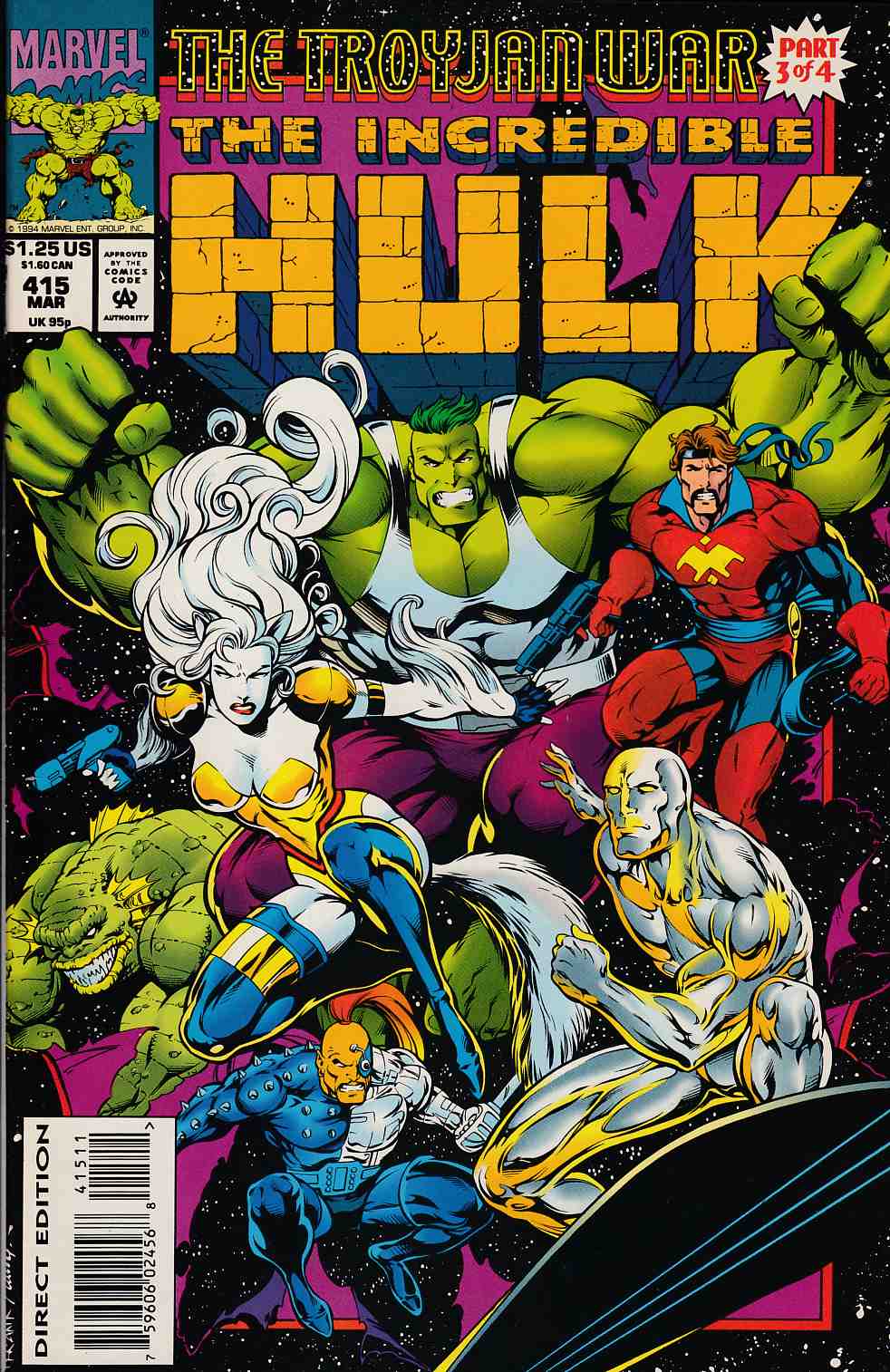 Incredible Hulk #415 Very Fine (8.0) [Marvel Comic] THUMBNAIL