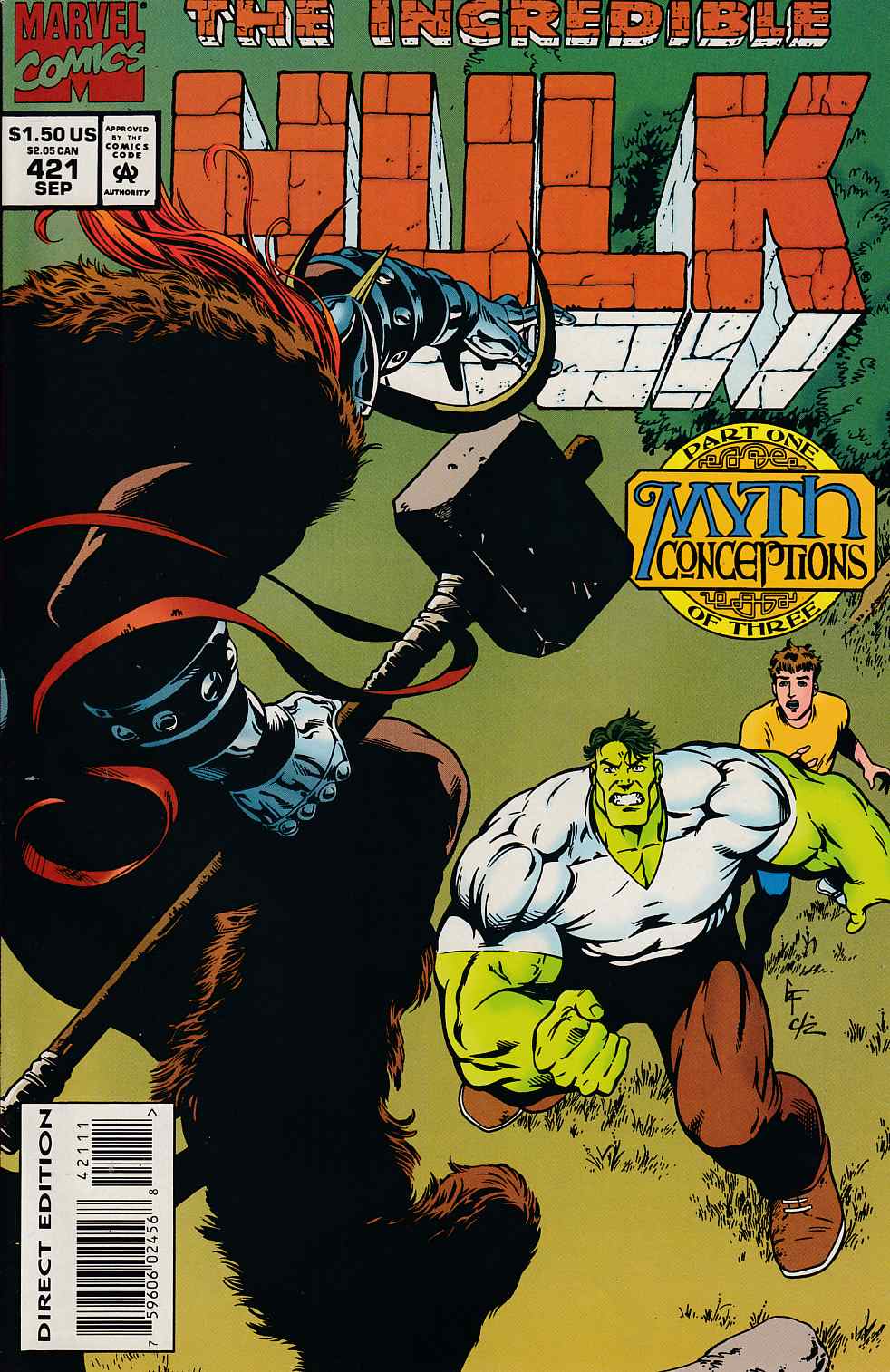 Incredible Hulk #421 Near Mint (9.4) [Marvel Comic] LARGE
