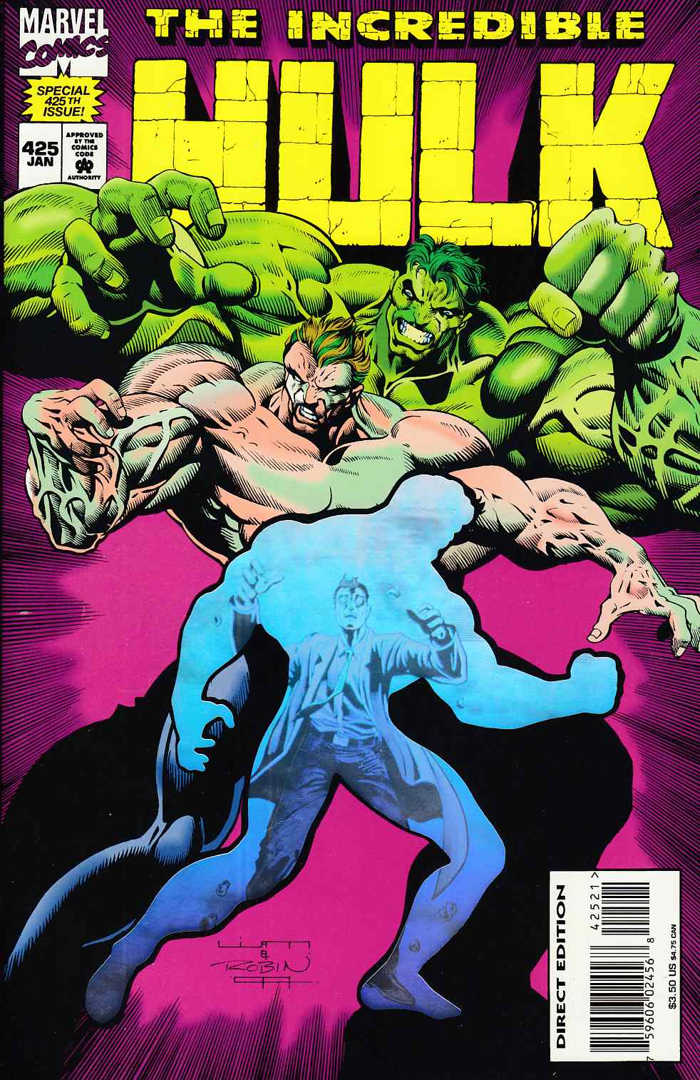 Incredible Hulk #425 Very Fine (8.0) [Marvel Comic] THUMBNAIL