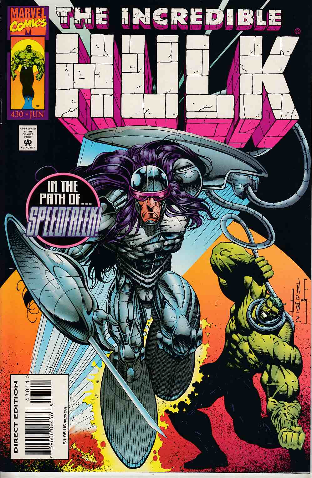 Incredible Hulk #430 Very Fine (8.0) [Marvel Comic] LARGE