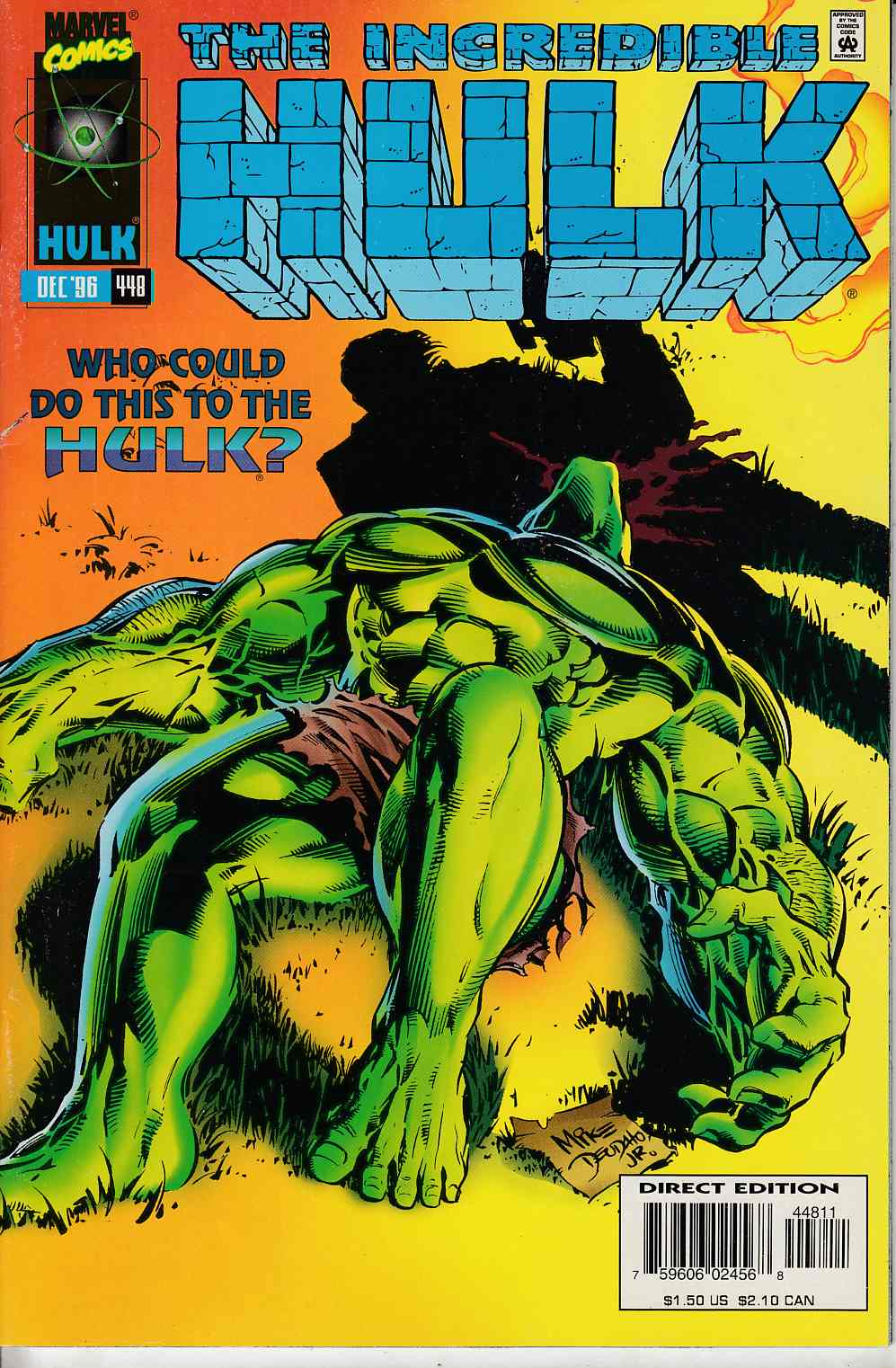 Incredible Hulk #448 Very Good (4.0) [Marvel Comic] LARGE