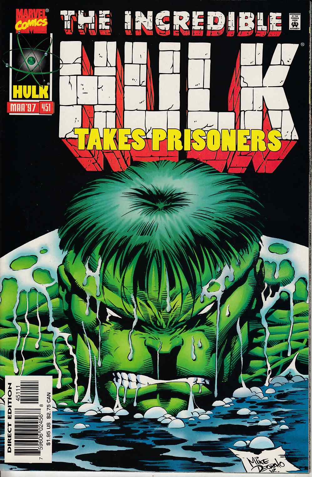 Incredible Hulk #451 Near Mint (9.4) [Marvel Comic] THUMBNAIL