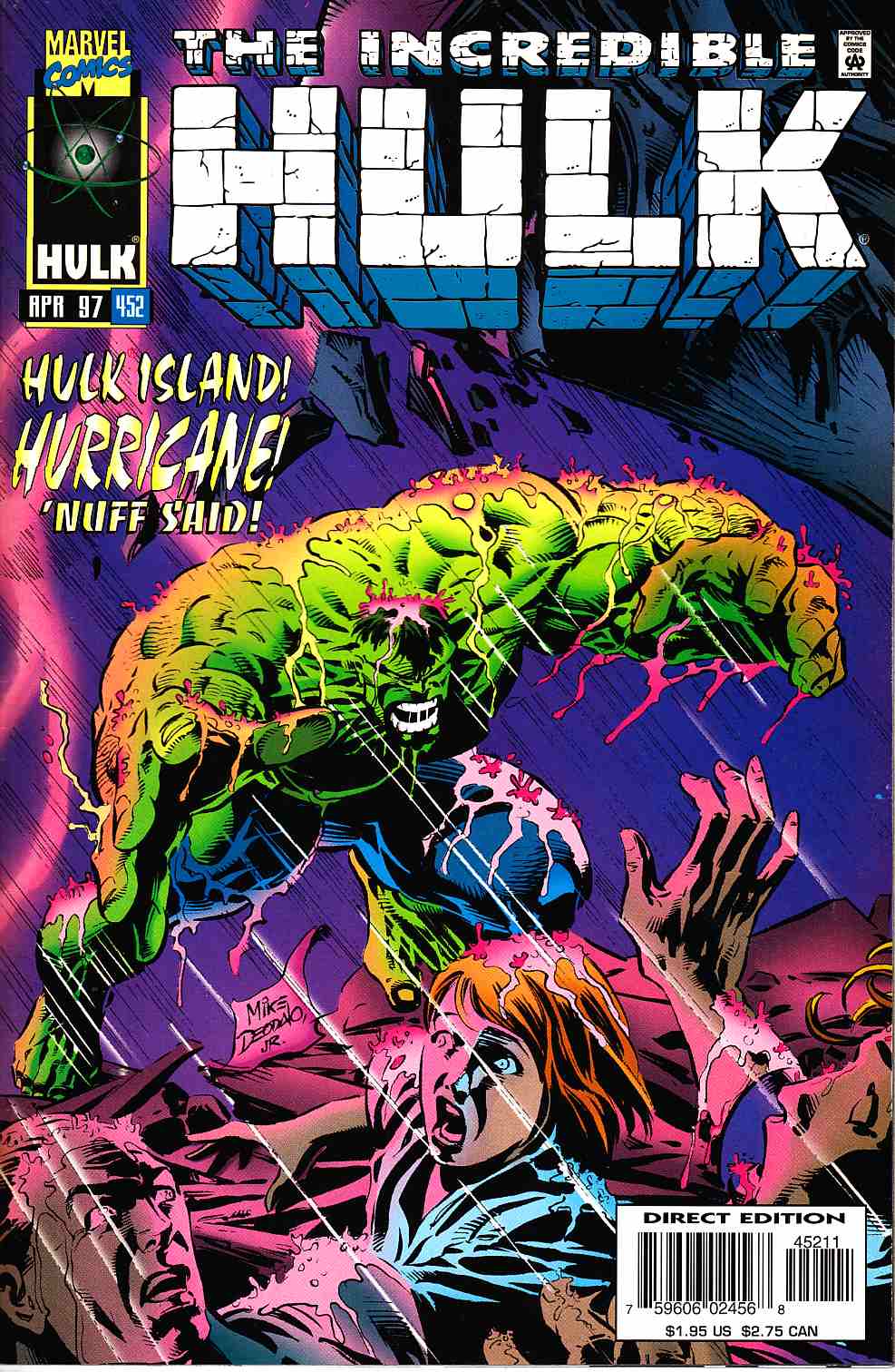 Incredible Hulk #452 Near Mint (9.4) [Marvel Comic] THUMBNAIL