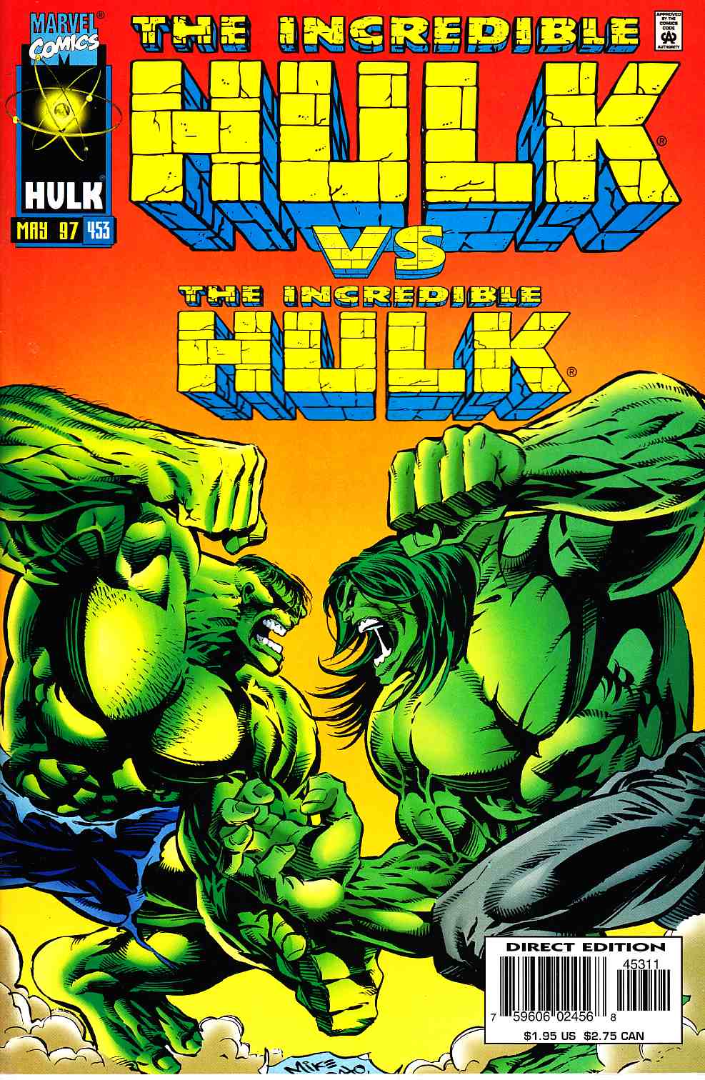 Incredible Hulk #453 Near Mint (9.4) [Marvel Comic] LARGE