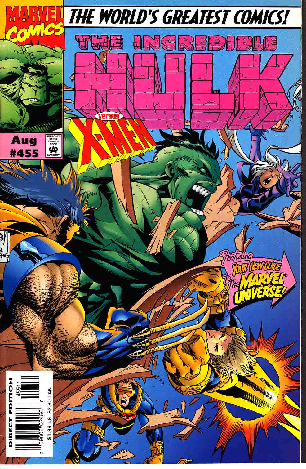 Incredible Hulk #455 Very Fine (8.0) [Marvel Comic] THUMBNAIL
