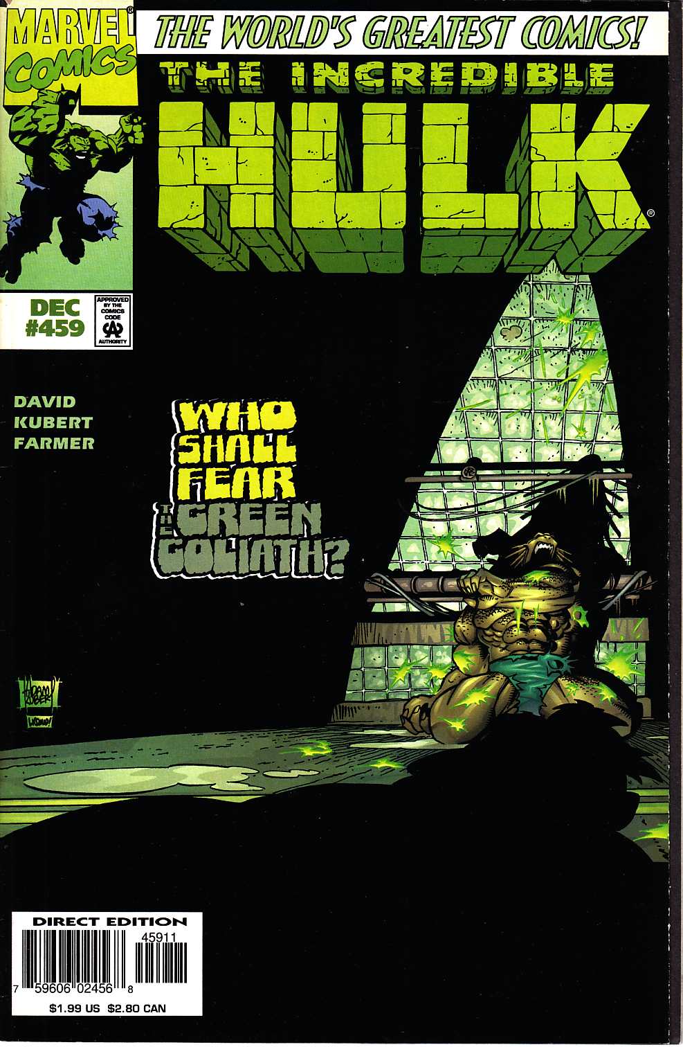 Incredible Hulk #459 Near Mint (9.4) [Marvel Comic] THUMBNAIL