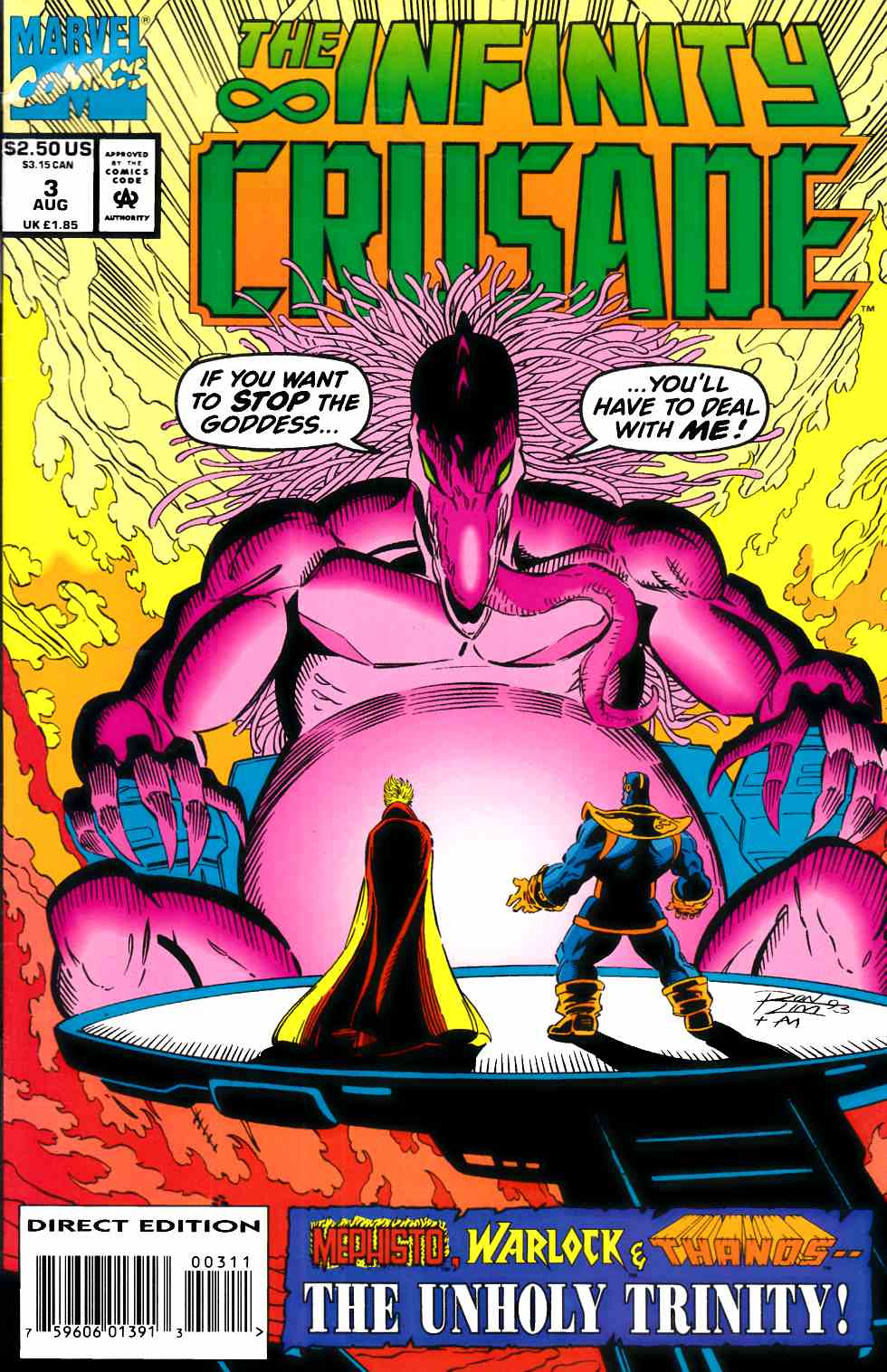 Infinity Crusade #3 Fine (6.0) [Marvel Comic] LARGE