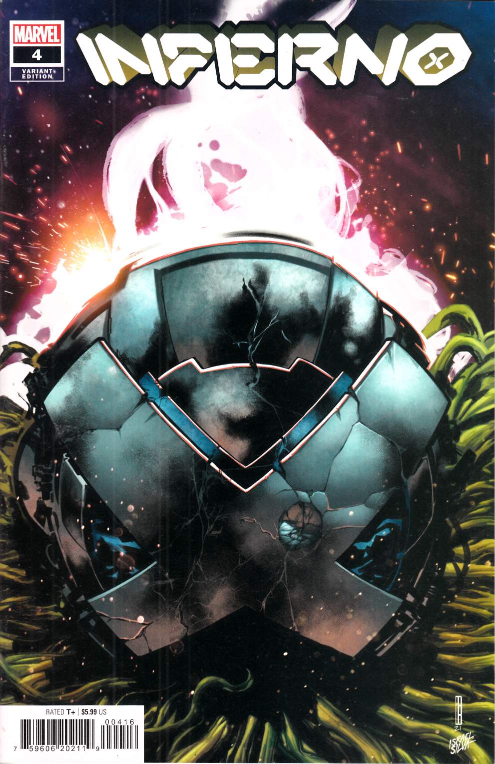 Inferno #4 Baldeon Variant Cover Near Mint (9.4) [Marvel Comic] THUMBNAIL
