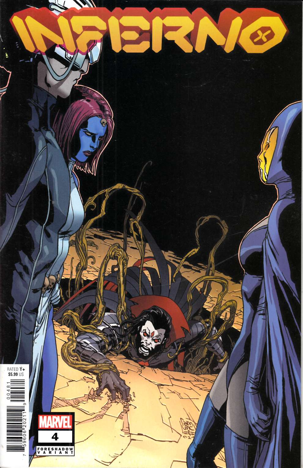 Inferno #4 Camuncoli Variant Cover Near Mint (9.4) [Marvel Comic] LARGE