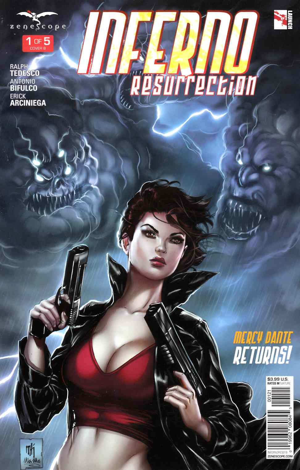 GFT Inferno Resurrection #1 Cover B- Krome [Zenescope Comic] LARGE