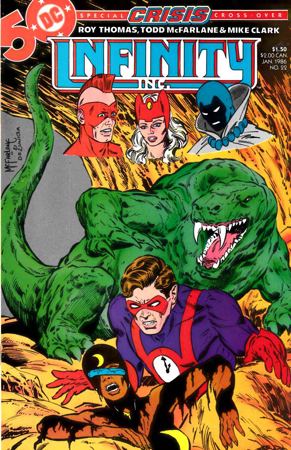 Infinity Inc. #22 Very Fine (8.0) [DC Comic] THUMBNAIL