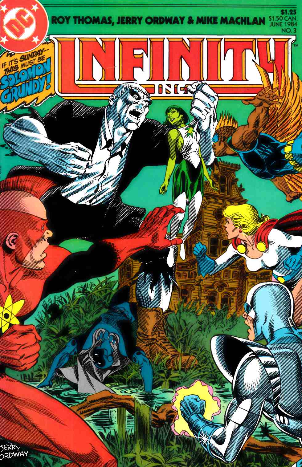 Infinity Inc. #3 Near Mint (9.4) [DC Comic] THUMBNAIL