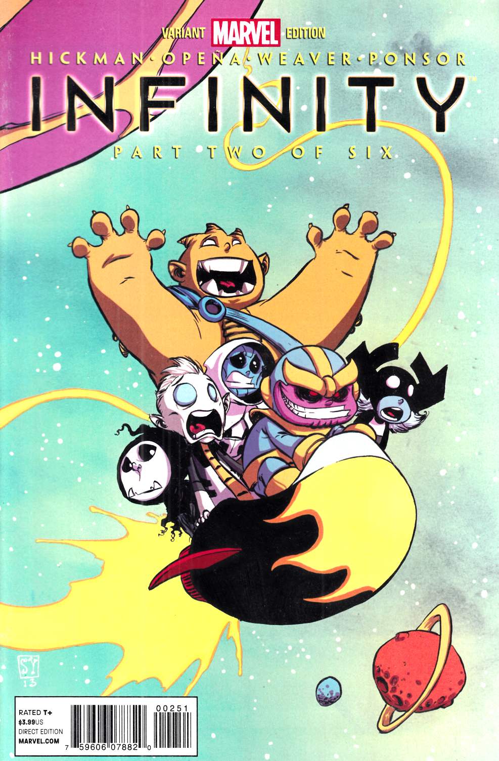Infinity #2 Young Baby Cover Near Mint (9.4) [Marvel Comic] THUMBNAIL