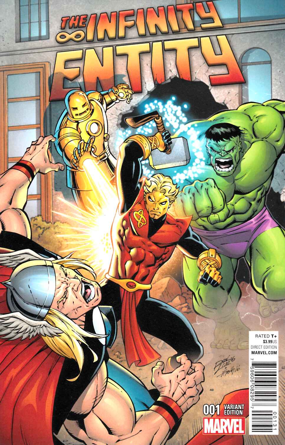 Infinity Entity #1 Lim Variant Cover [Marvel Comic] LARGE