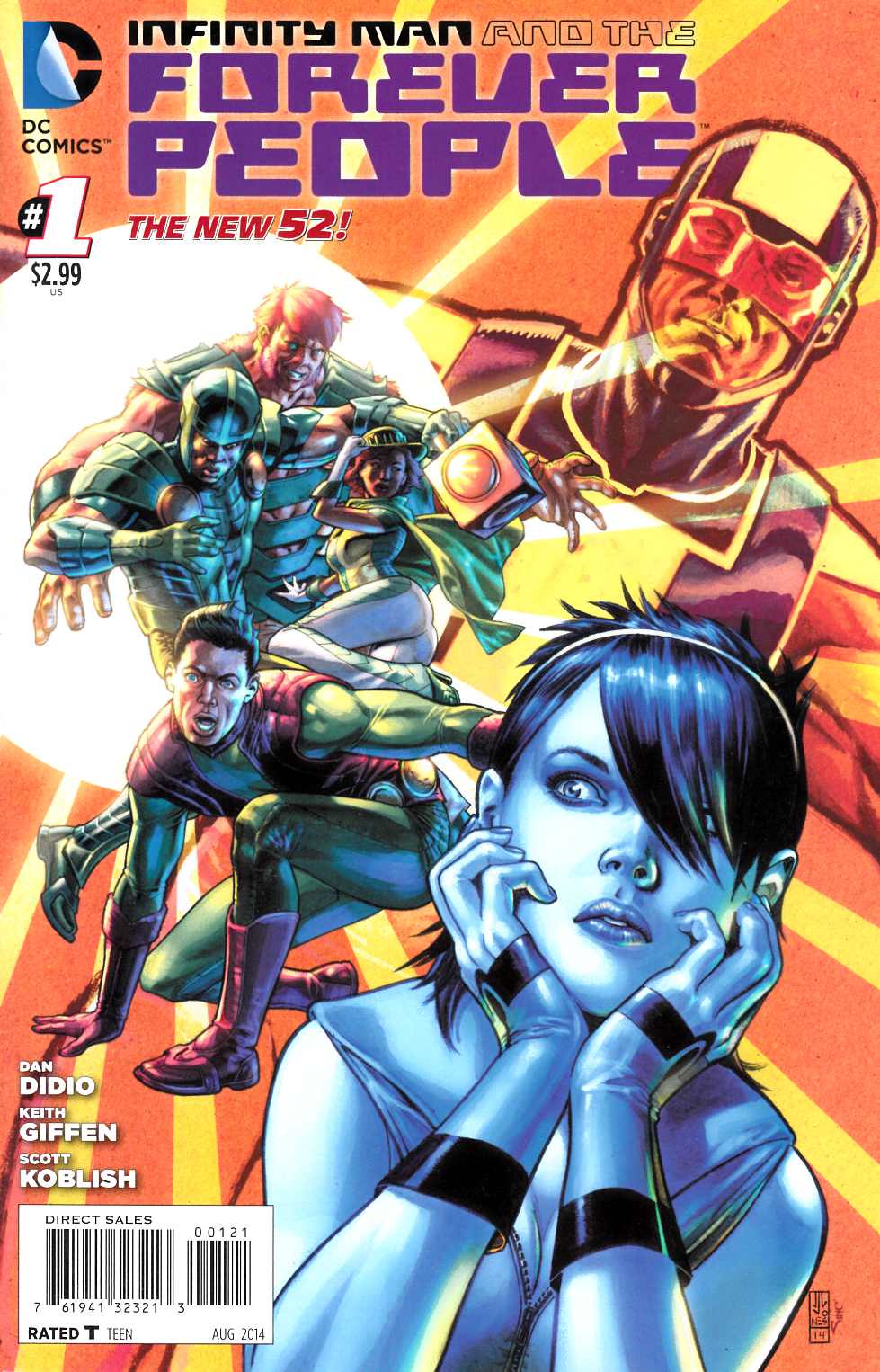 Infinity Man and the Forever People #1 Porter Variant Cover Near Mint (9.4) [DC Comic] THUMBNAIL