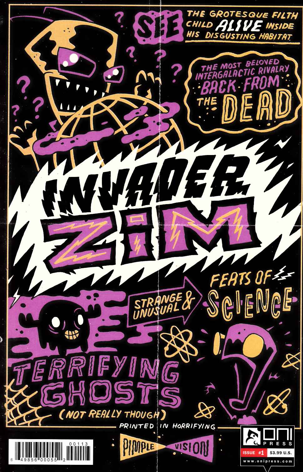 Invader Zim #1 Third Printing [Oni Press Comic] THUMBNAIL