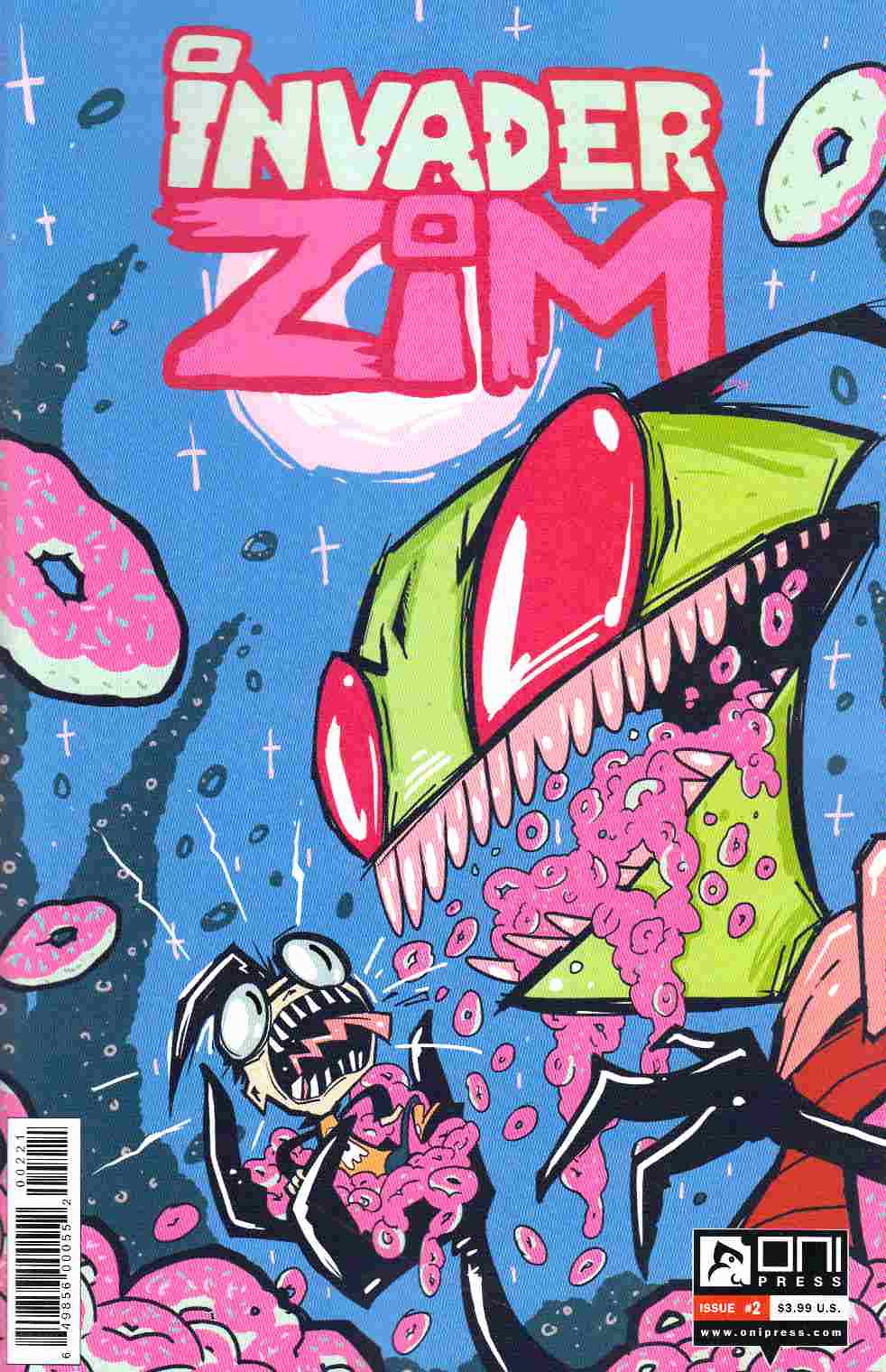 Invader Zim #2 Vasquez Incentive Cover Near Mint (9.4) [Oni Press Comic] LARGE
