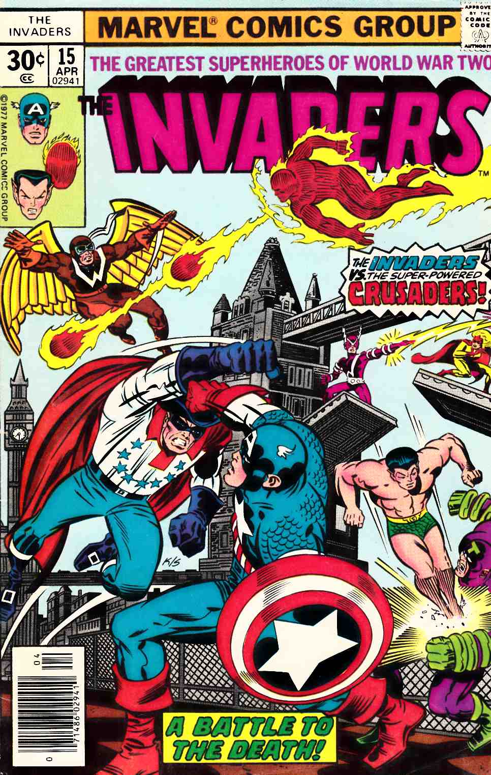 Invaders #15 Very Good (4.0) [Marvel Comic] LARGE