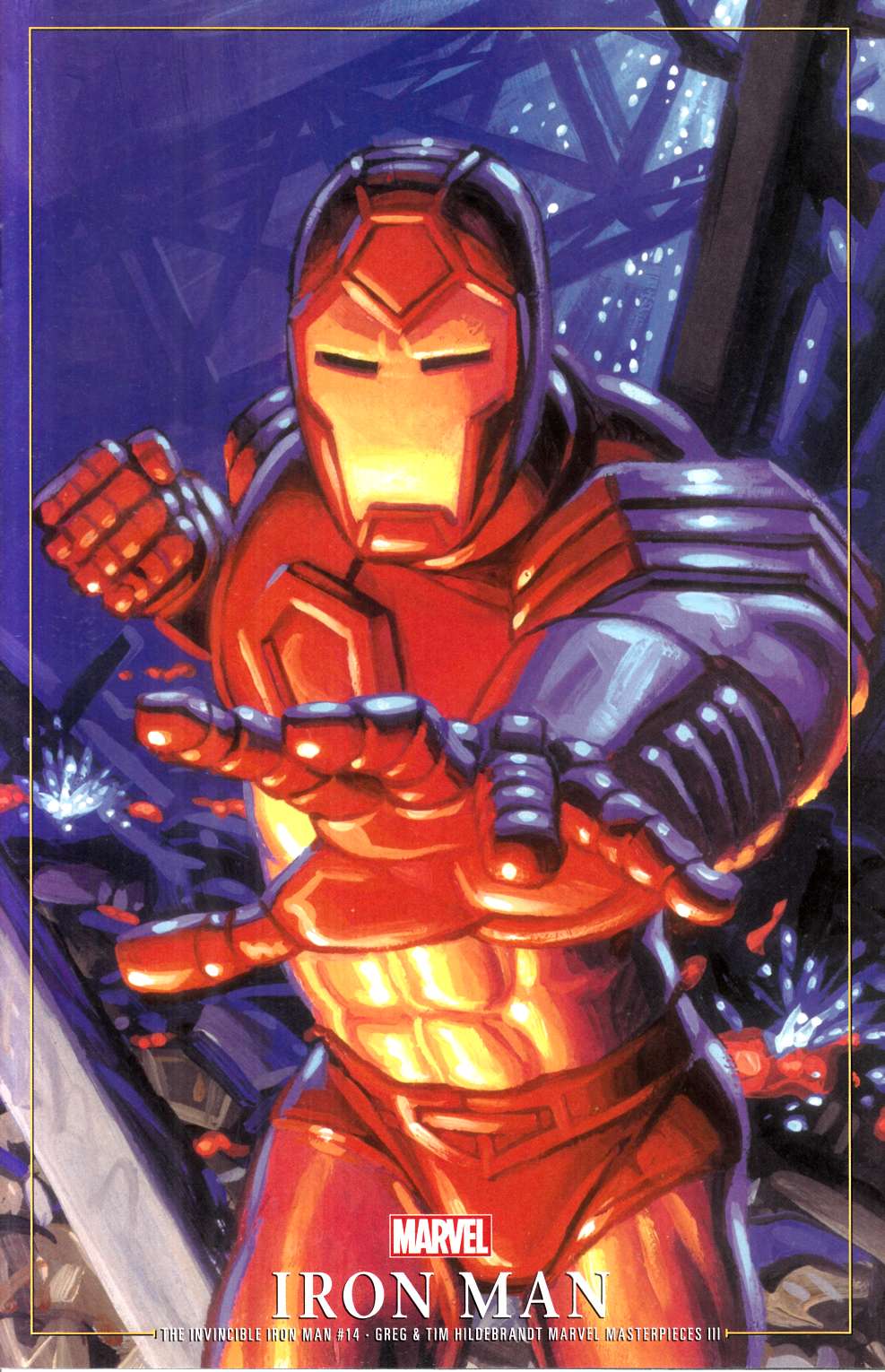 Invincible Iron Man #14 Hildebrandt Variant Cover Near Mint (9.4) [Marvel Comic] LARGE