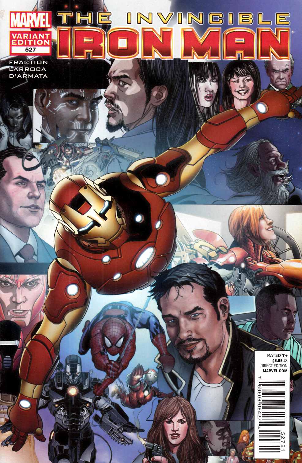 Invincible Iron Man #527 Final Issue Variant Cover Near Mint (9.4) [Marvel Comic] THUMBNAIL