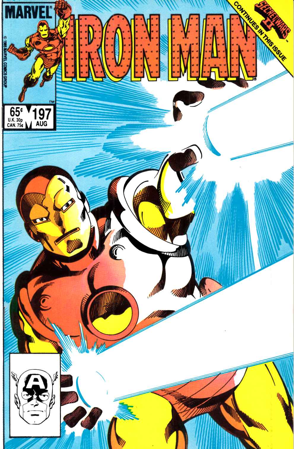 Iron Man #197 Very Fine (8.0) [Marvel Comic] THUMBNAIL