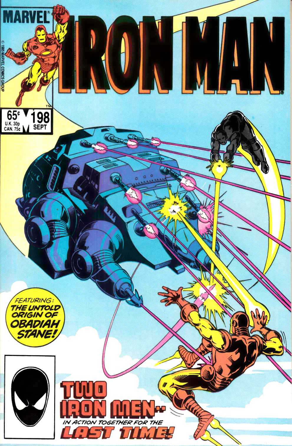 Iron Man #198 Fine Minus (5.5) [Marvel Comic] LARGE