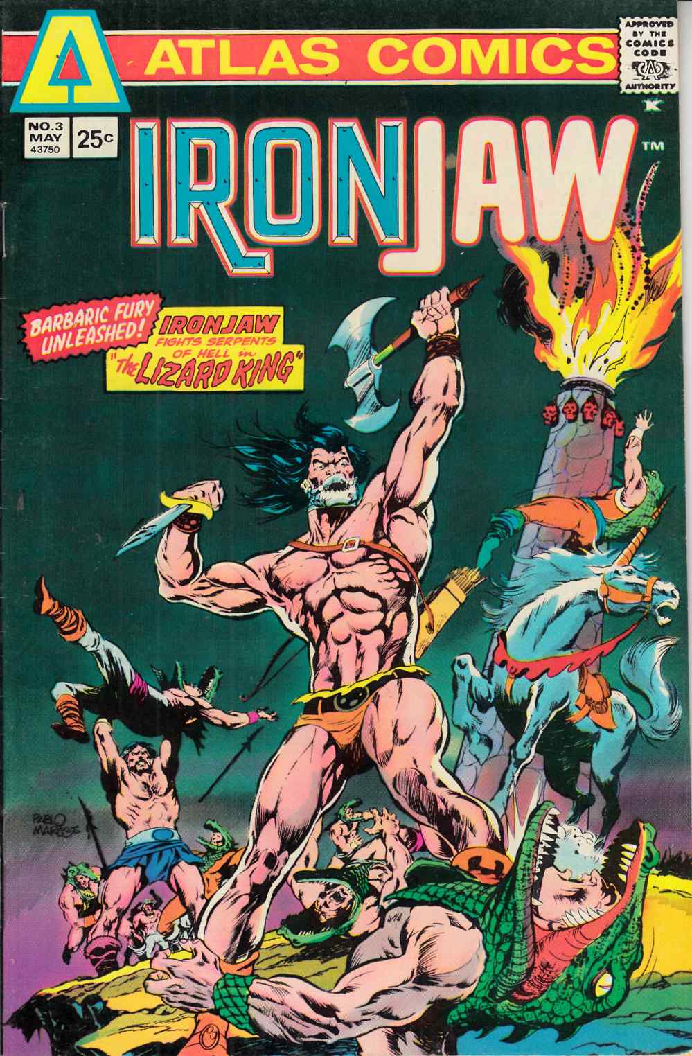 Ironjaw #3 Very Fine (8.0) [Atlas Comic] LARGE