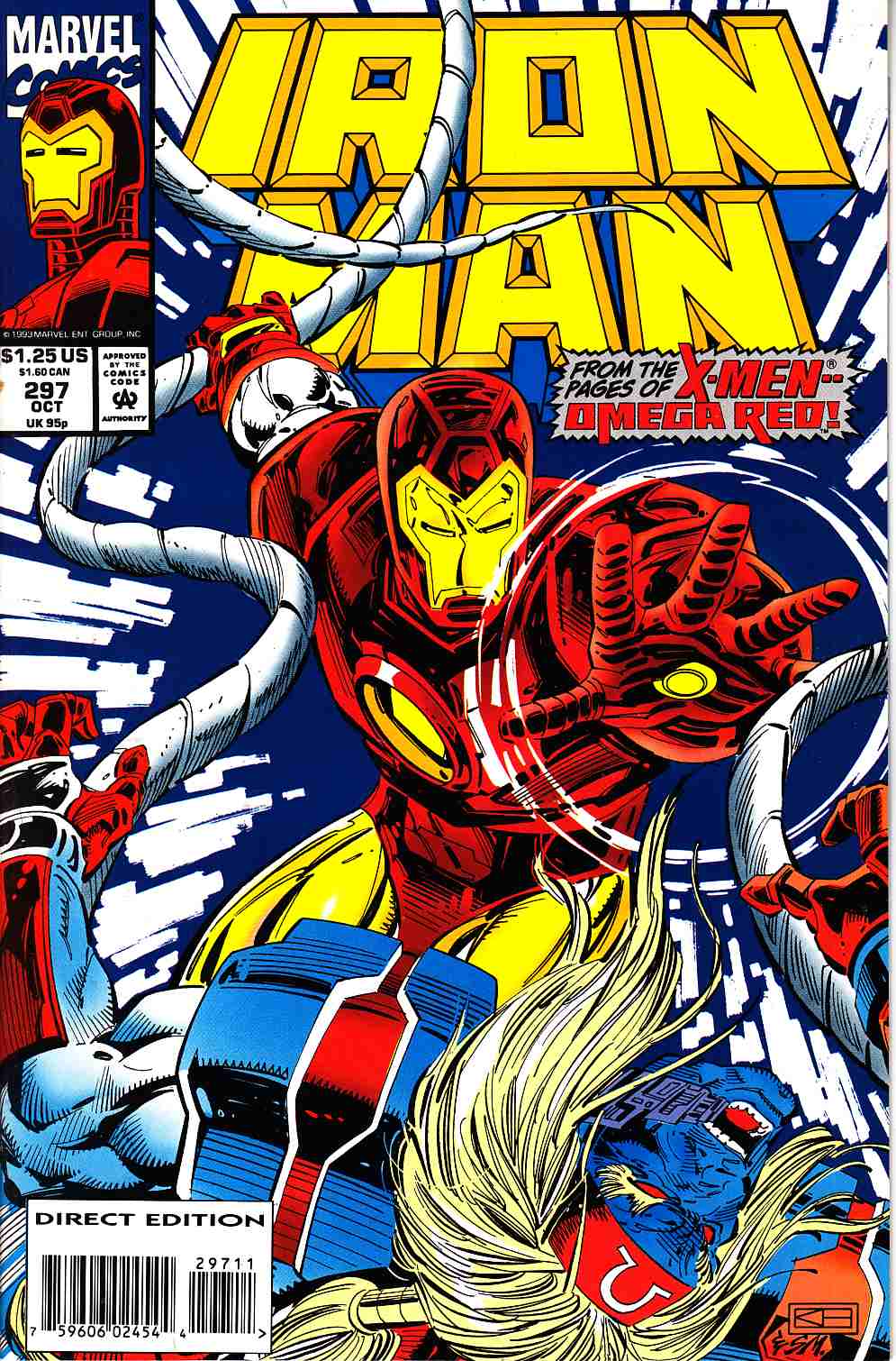 Iron Man #297 Fine (6.0) [Marvel Comic] THUMBNAIL