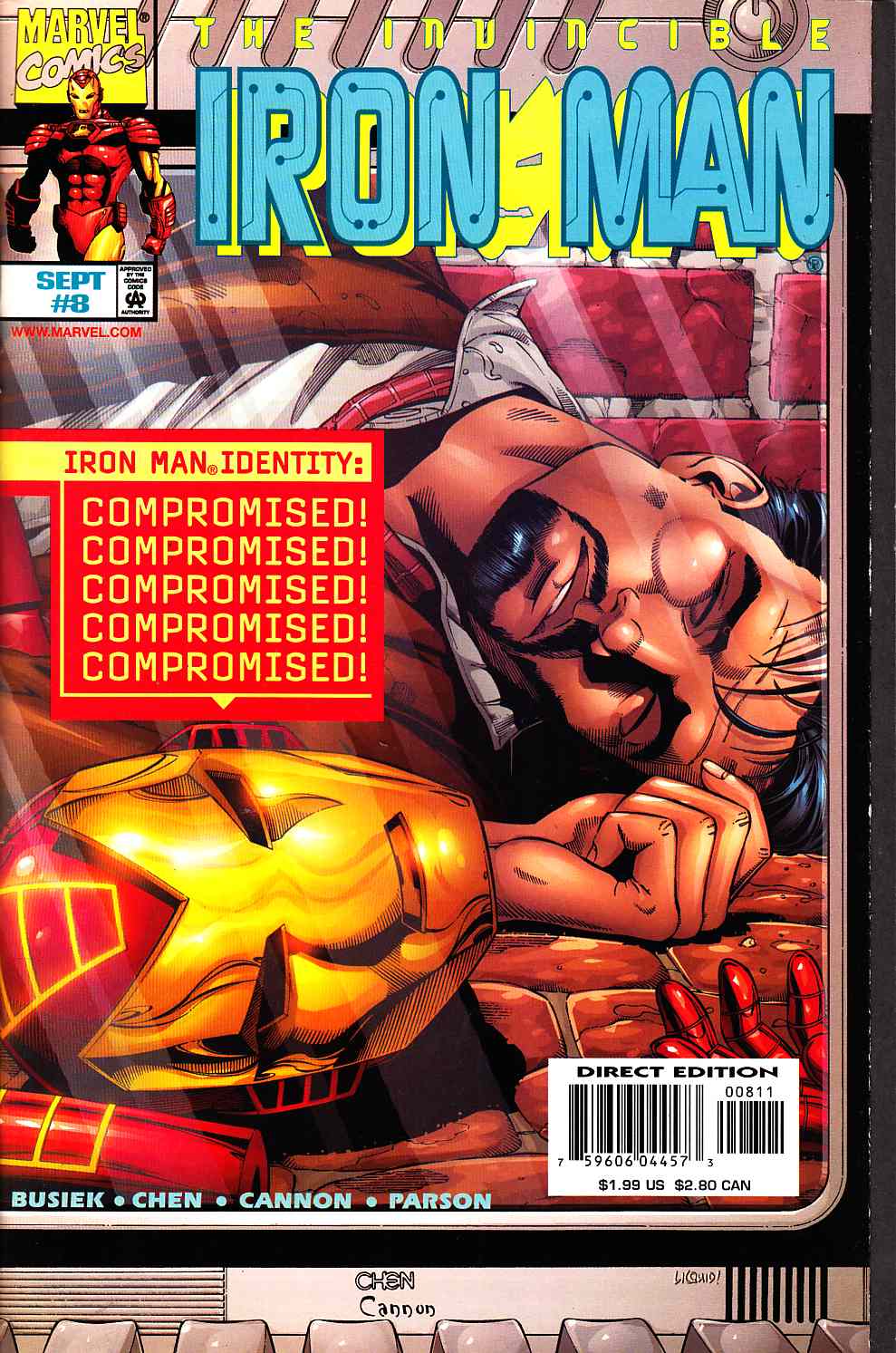 Iron Man #8 Near Mint (9.4) [Marvel Comic] LARGE