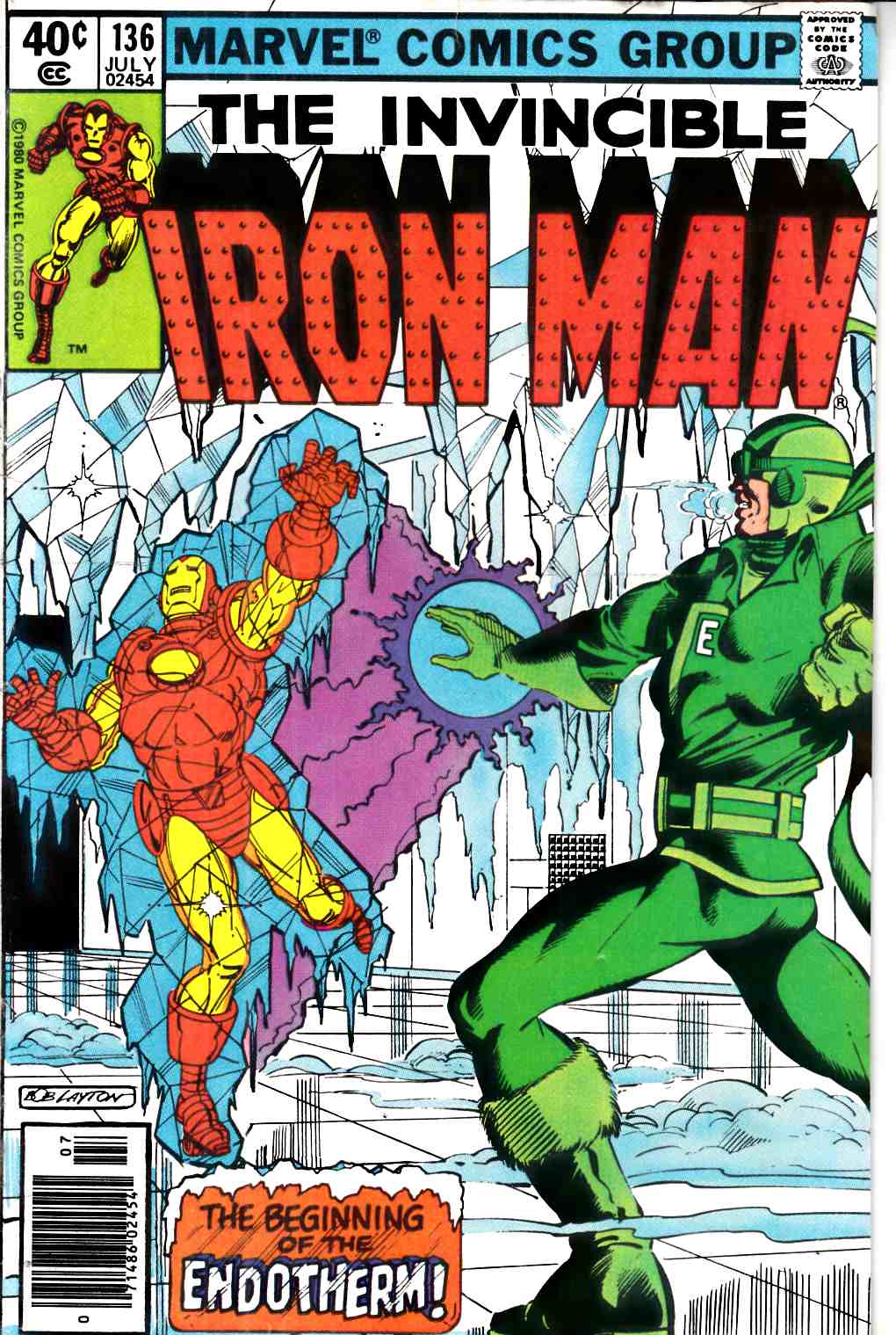Iron Man #136 Newsstand Edition Fine Minus (5.5) [Marvel Comic] LARGE