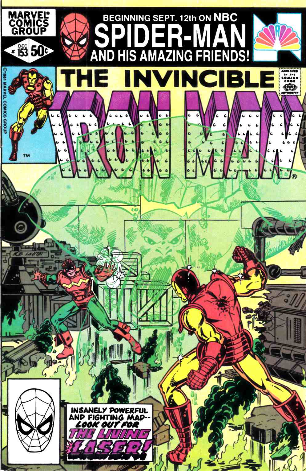 Iron Man #153 Very Fine (8.0) [Marvel Comic] THUMBNAIL