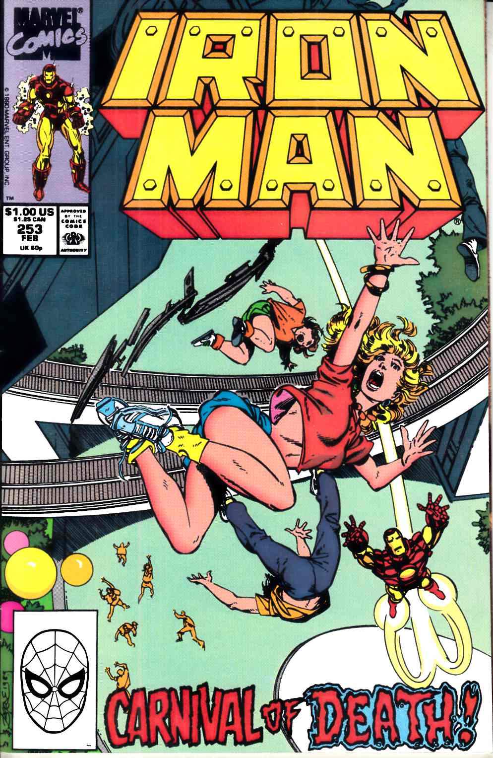Iron Man #253 Very Fine (8.0) [Marvel Comic] THUMBNAIL