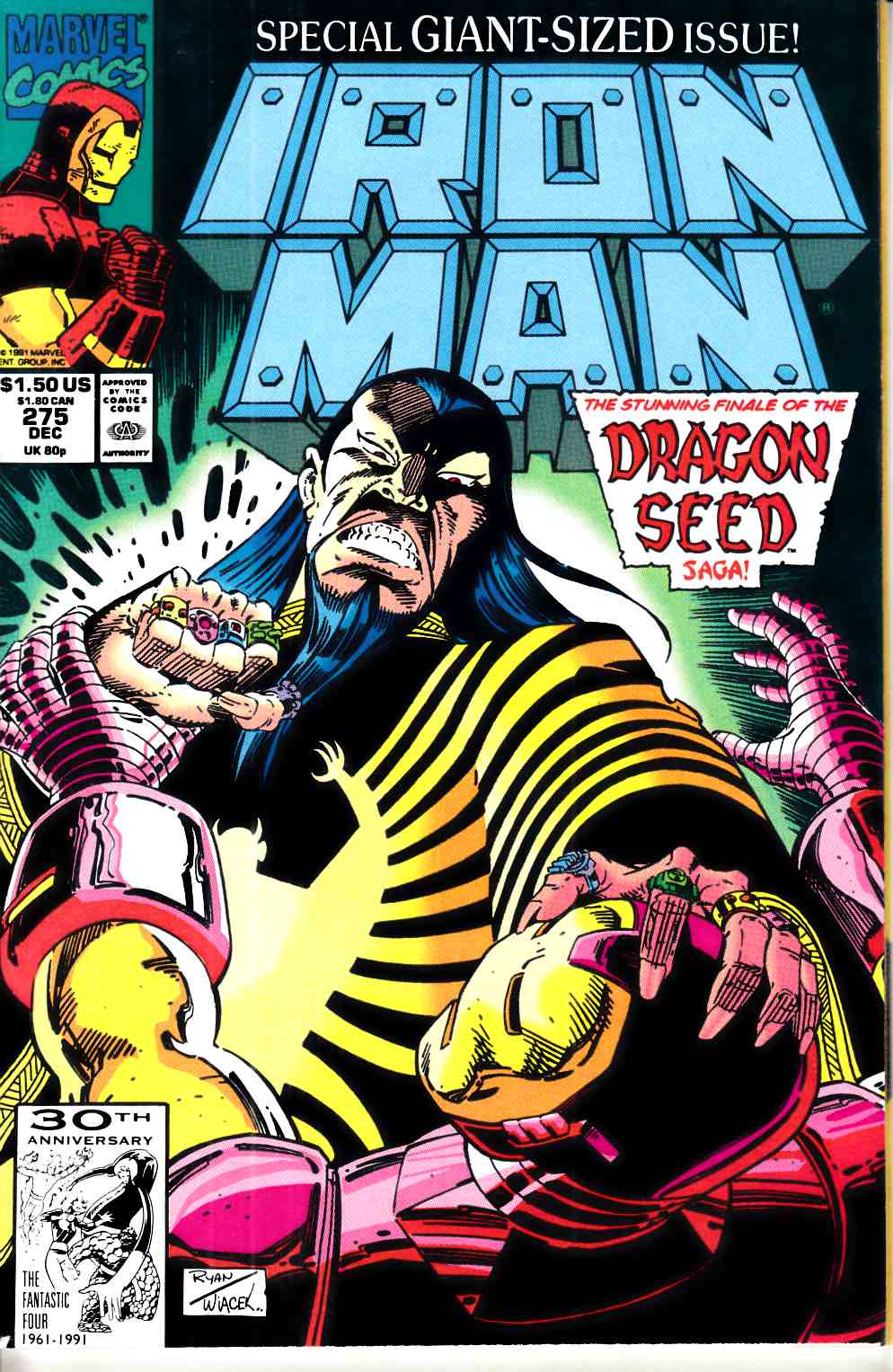 Iron Man #275 Fine (6.0) [Marvel Comic] LARGE