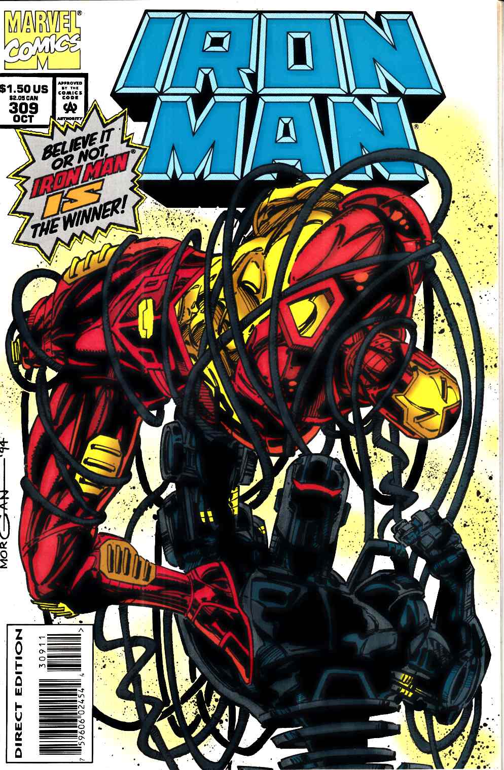 Iron Man #309 Very Fine (8.0) [Marvel Comic] LARGE