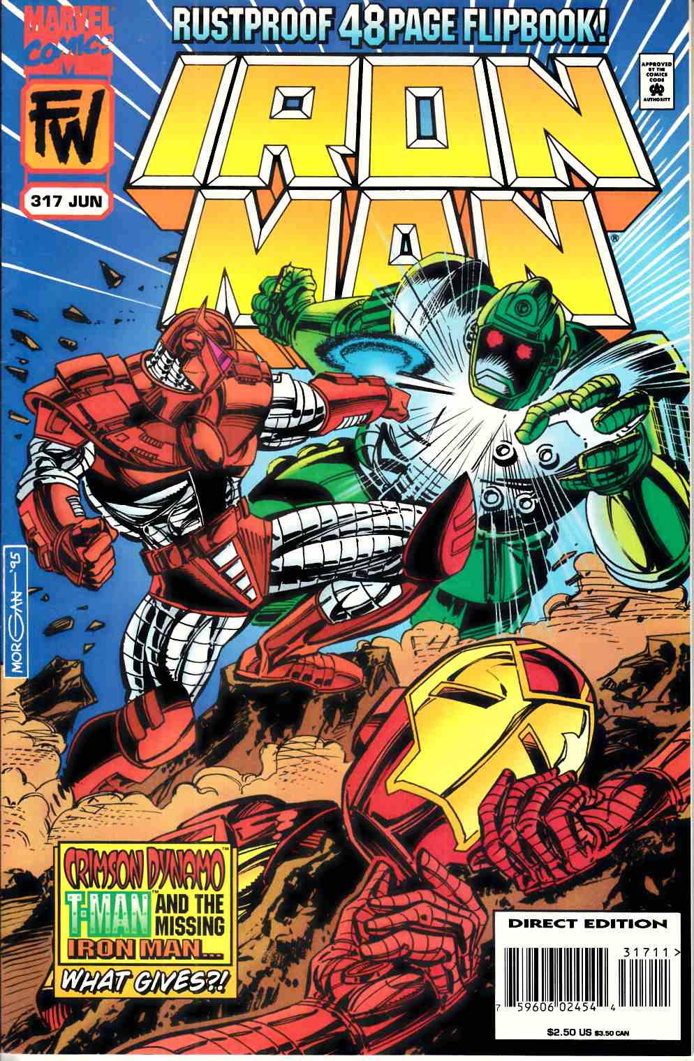 Iron Man #317 Very Fine (8.0) [Marvel Comic] THUMBNAIL