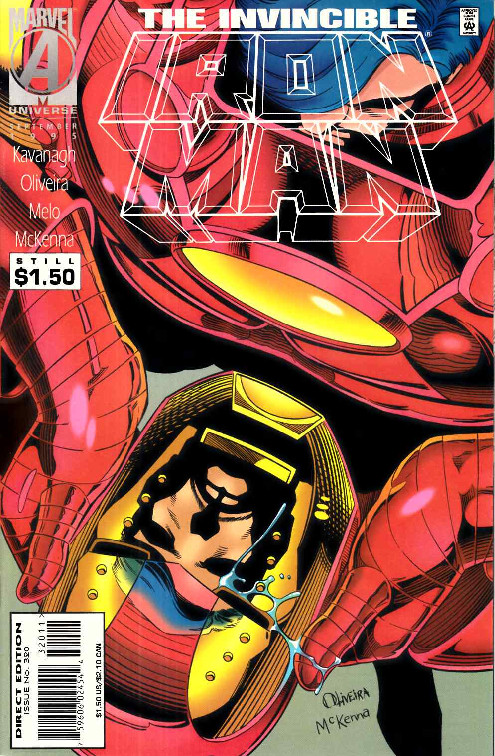 Iron Man #320 Very Fine (8.0) [Marvel Comic] THUMBNAIL