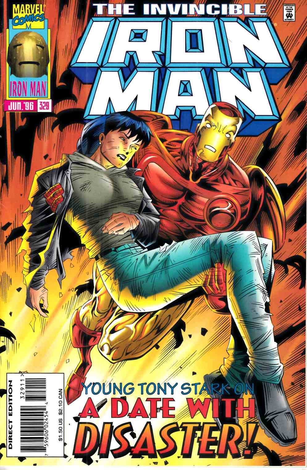 Iron Man #329 Fine (6.0) [Marvel Comic] THUMBNAIL