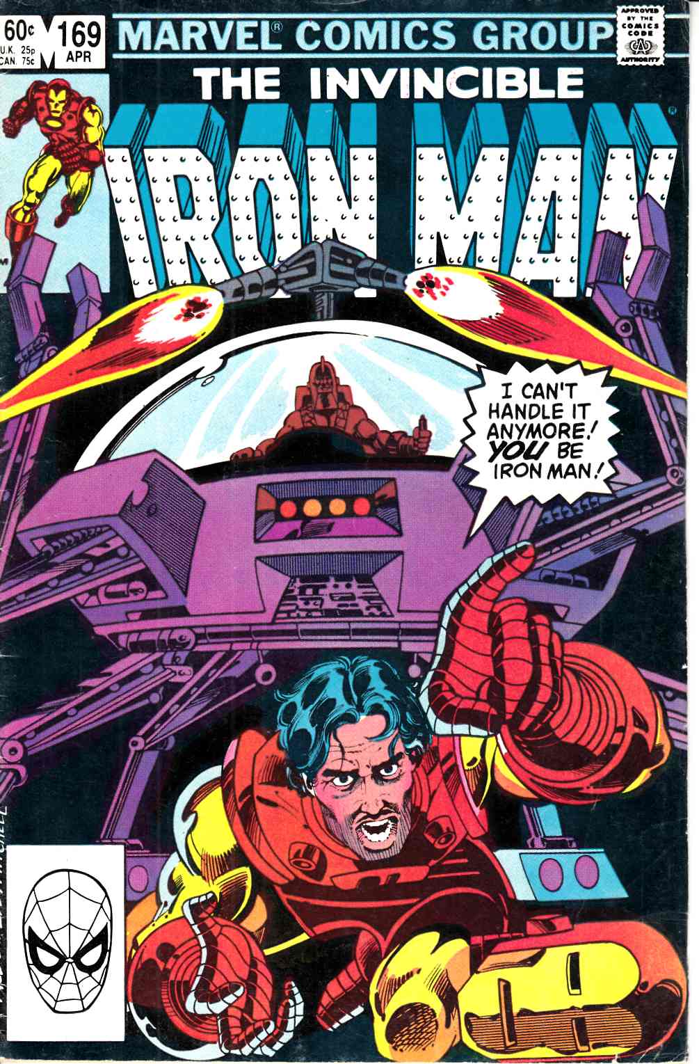 Iron Man #169 Very Good/Fine (5.0) [Marvel Comic] LARGE