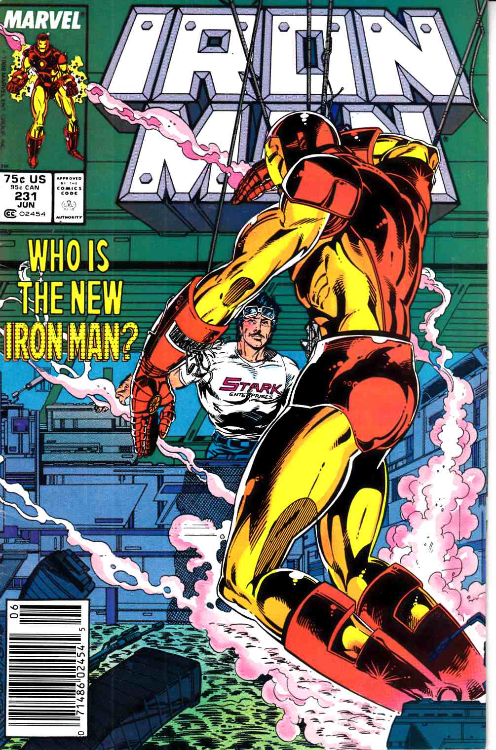 Iron Man #231 Newsstand Edition Fine Minus (5.5) [Marvel Comic] THUMBNAIL