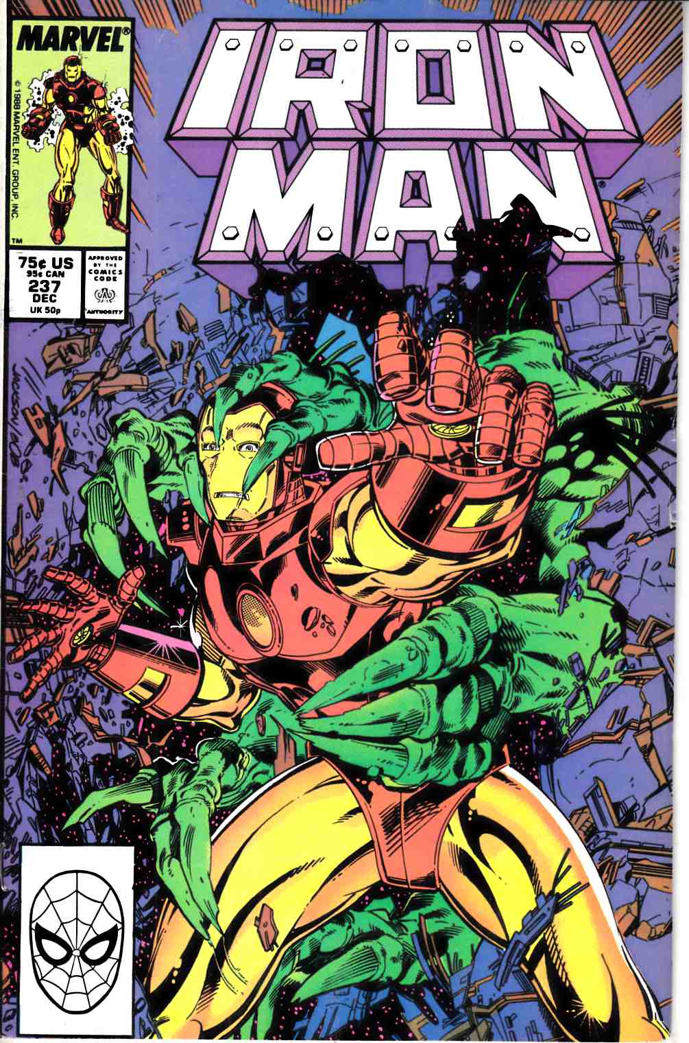 Iron Man #237 Fine (6.0) [Marvel Comic] LARGE