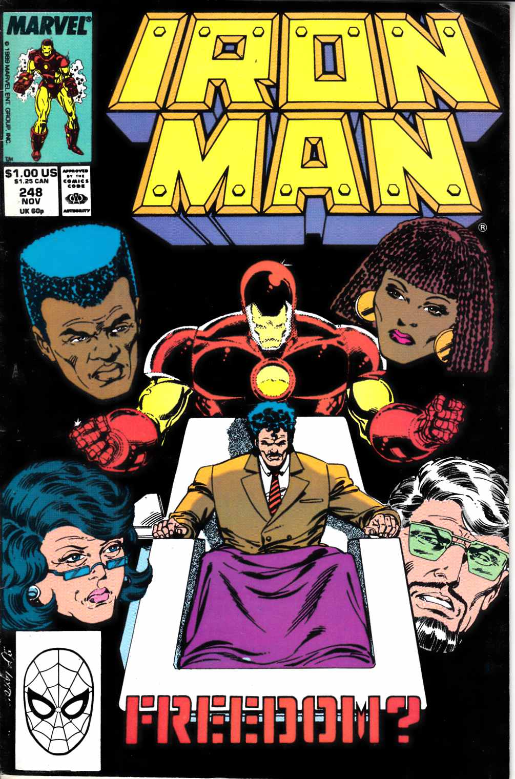Iron Man #248 Very Fine (8.0) [Marvel Comic] THUMBNAIL