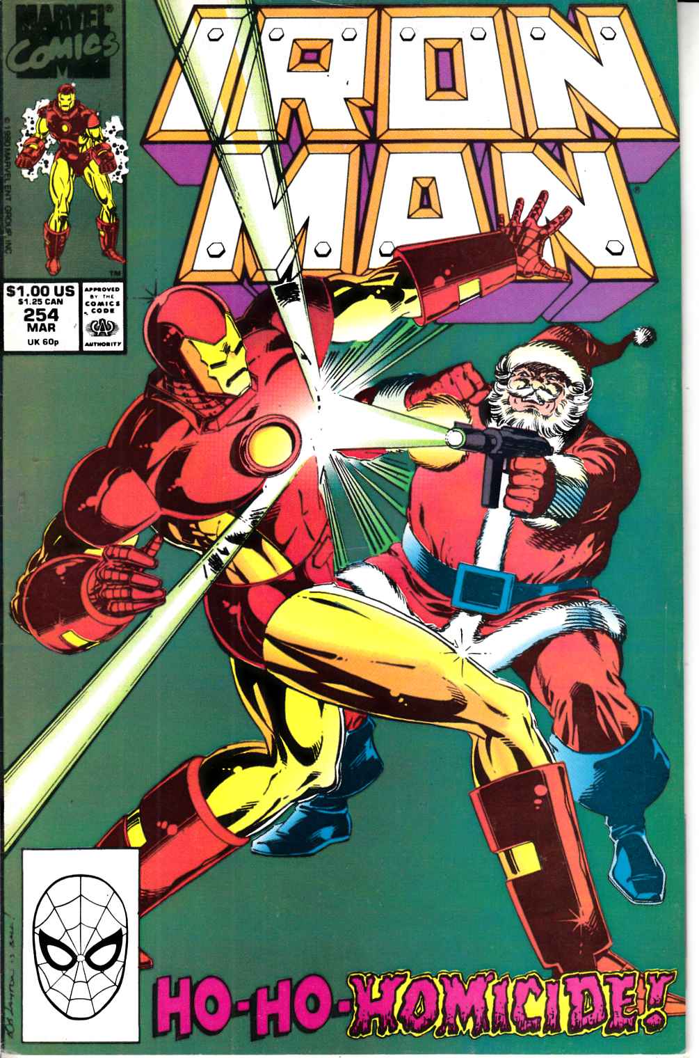Iron Man #254 Very Fine (8.0) [Marvel Comic] LARGE