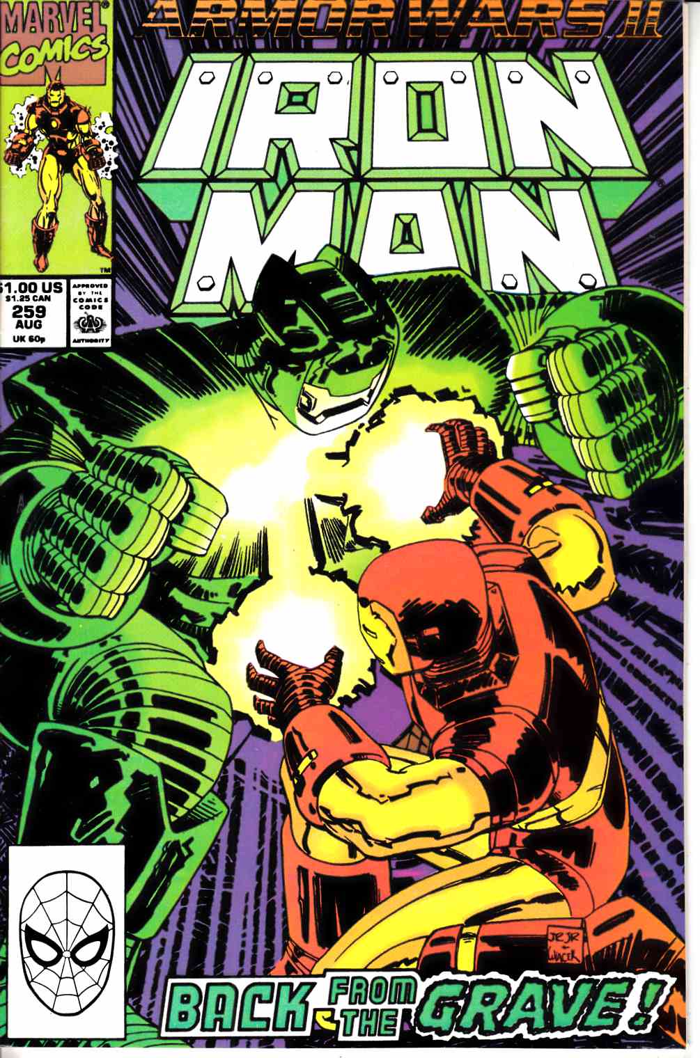 Iron Man #259 Very Fine (8.0) [Marvel Comic] LARGE
