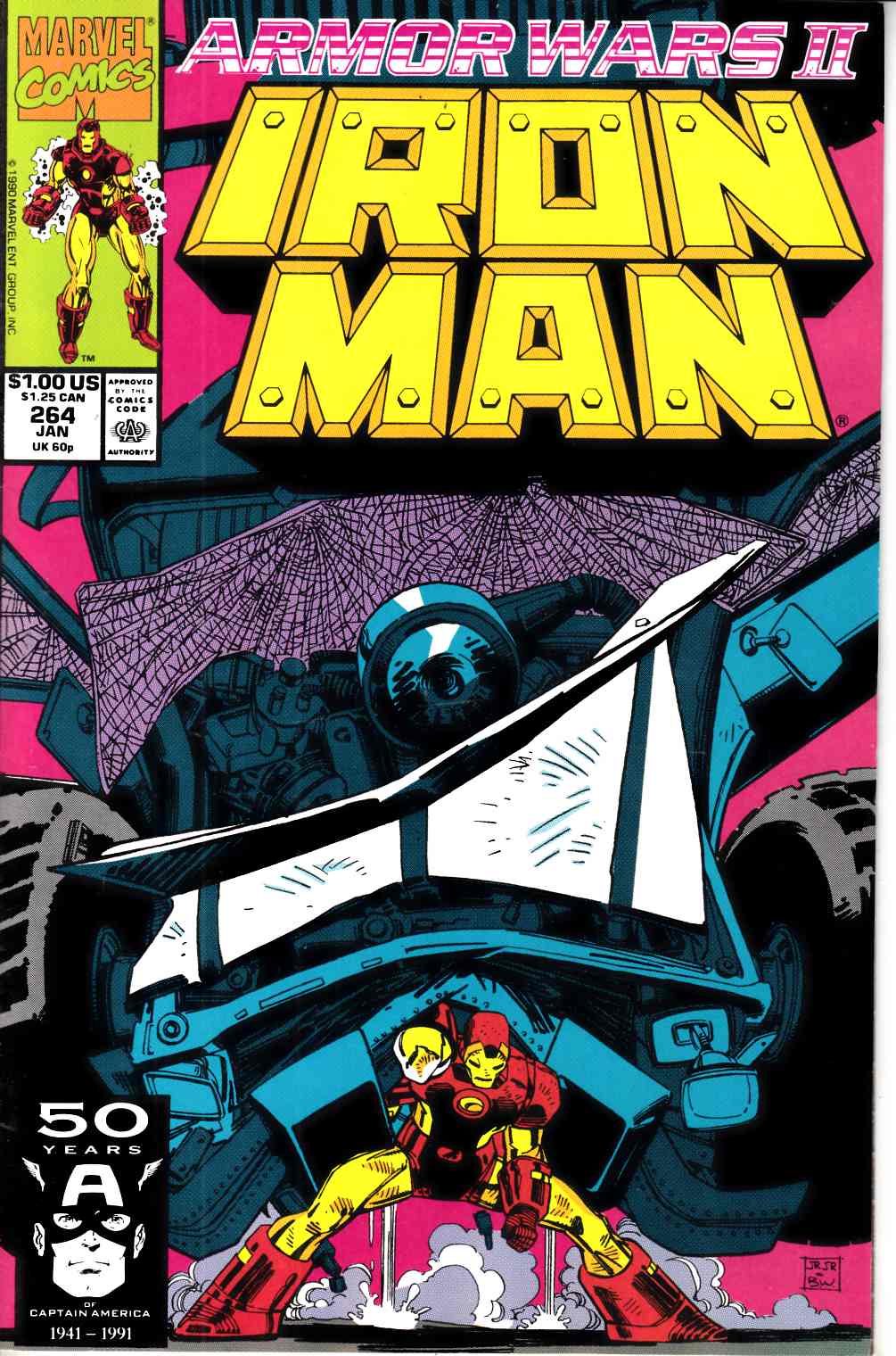 Iron Man #264 Very Good (4.0) [Marvel Comic] THUMBNAIL